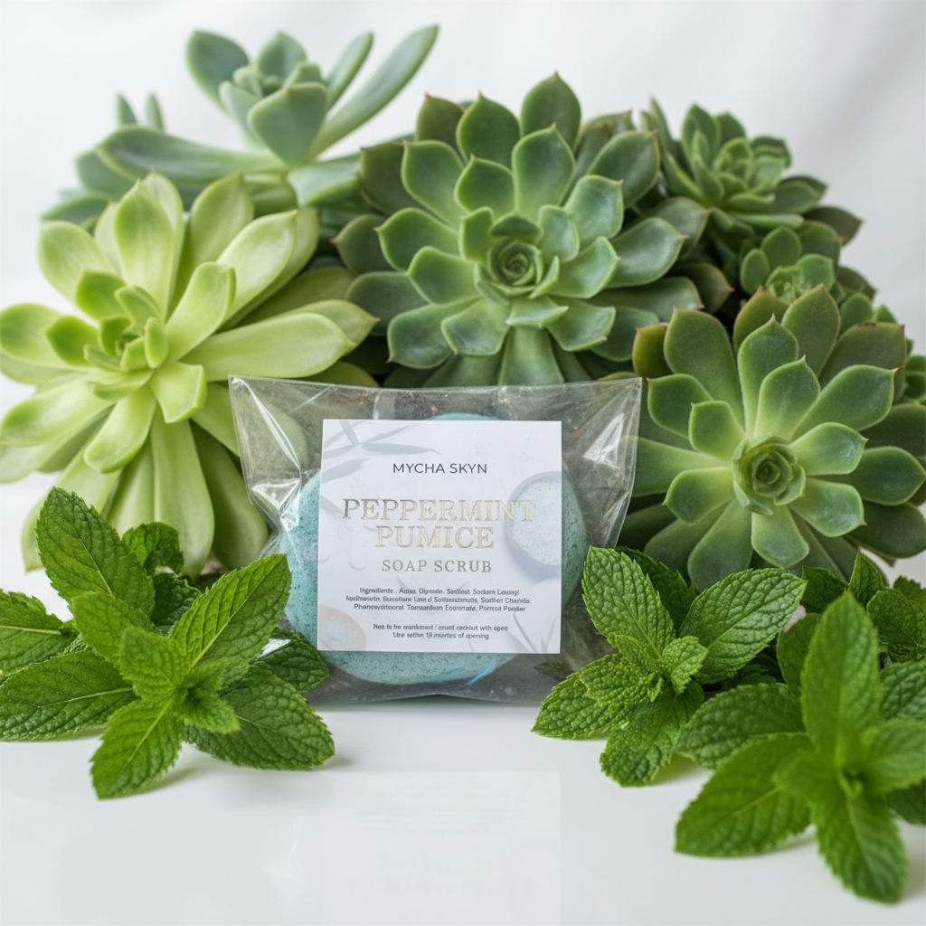 Peppermint Pumice Soap Foot Scrub