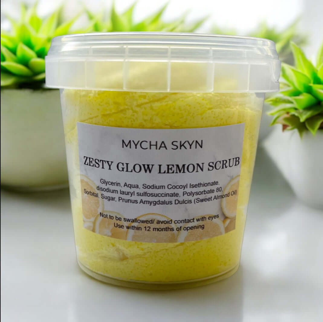 Zesty Glow Lemon Sugar Scrub