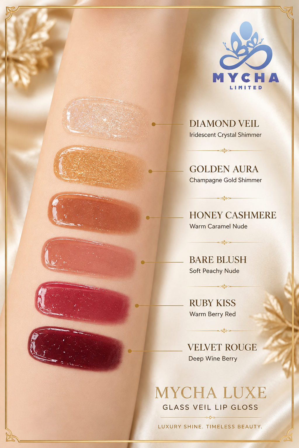 Mycha Luxe Glass Veil Lip Gloss