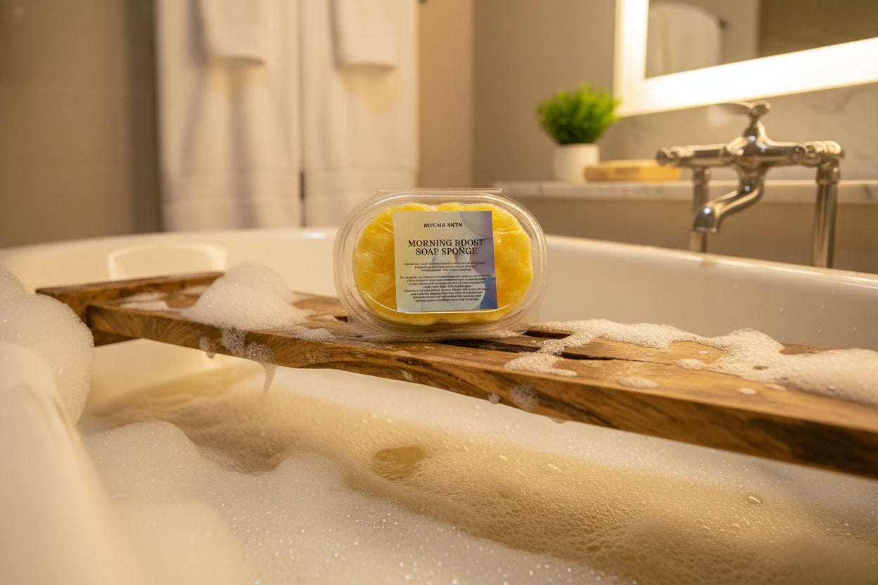 Morning Boost Soap Sponge MychaLimited