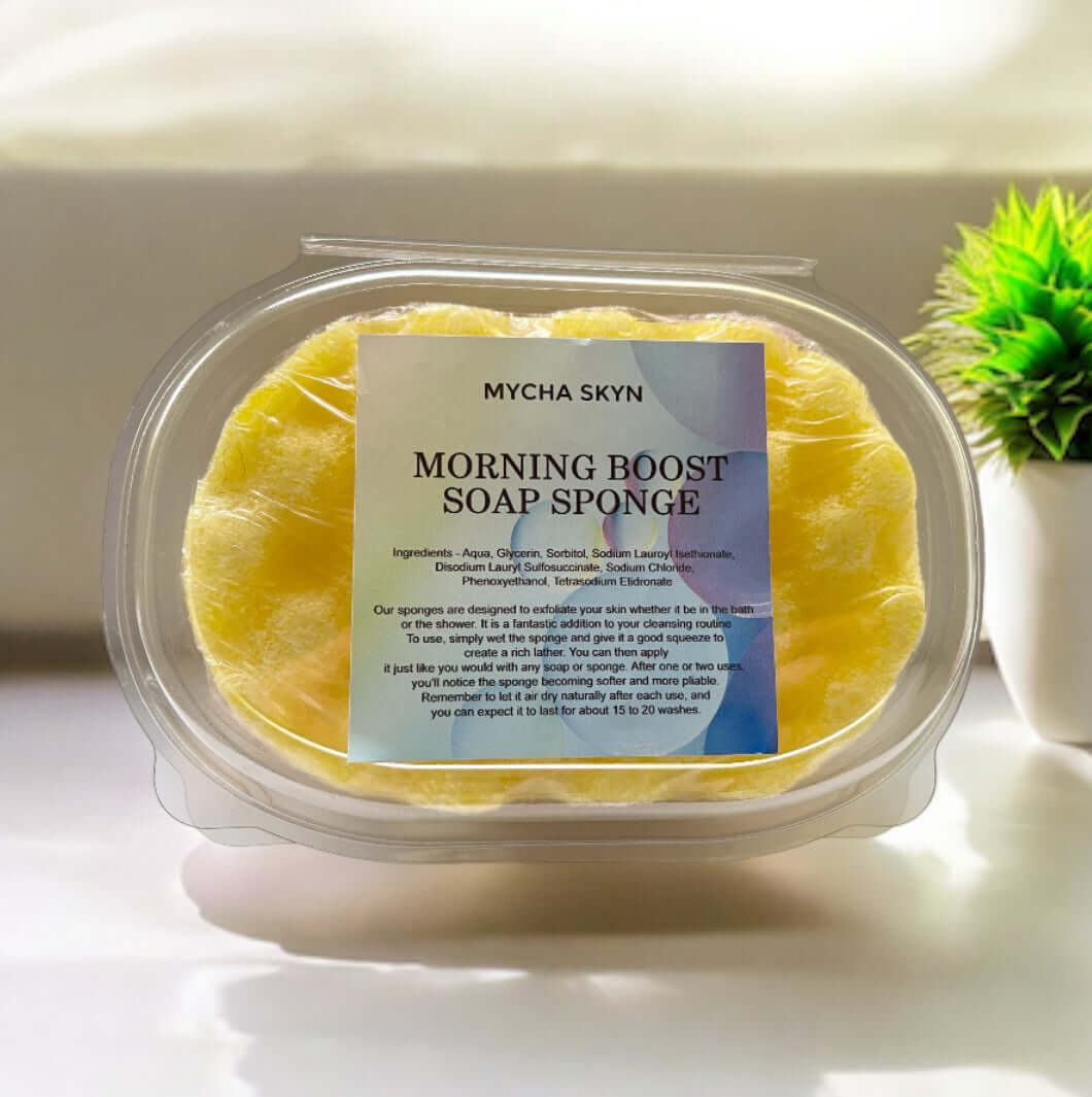 Morning Boost Soap Sponge MychaLimited