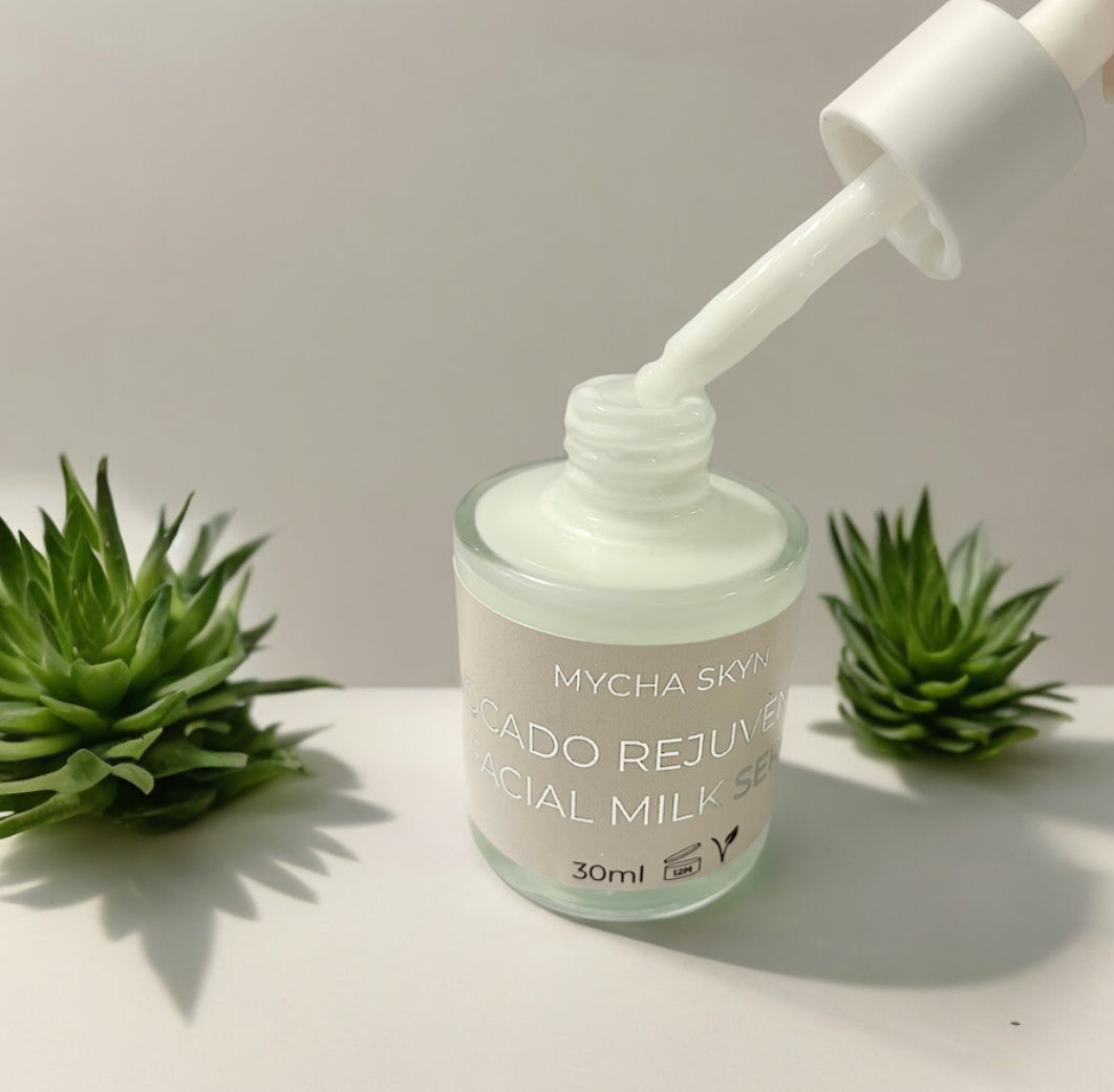 Avocado facial Rejuvenating milk serum