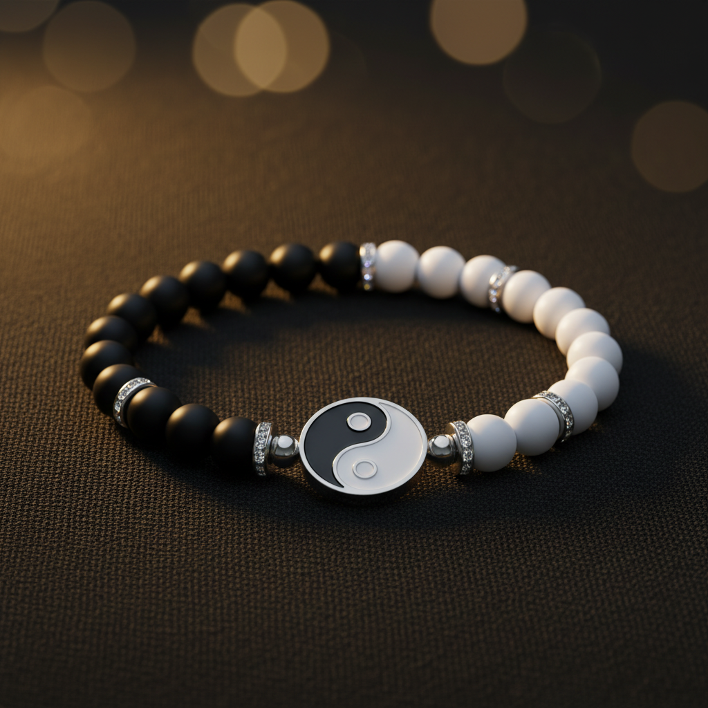 Ying Yang Friendship Bracelet Set